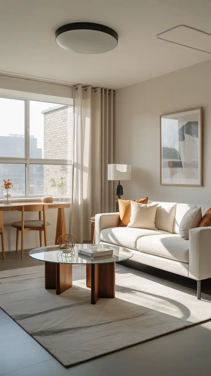 Round Table Living Room Ideas 2026: Modern Coffee Table Decor & Styling