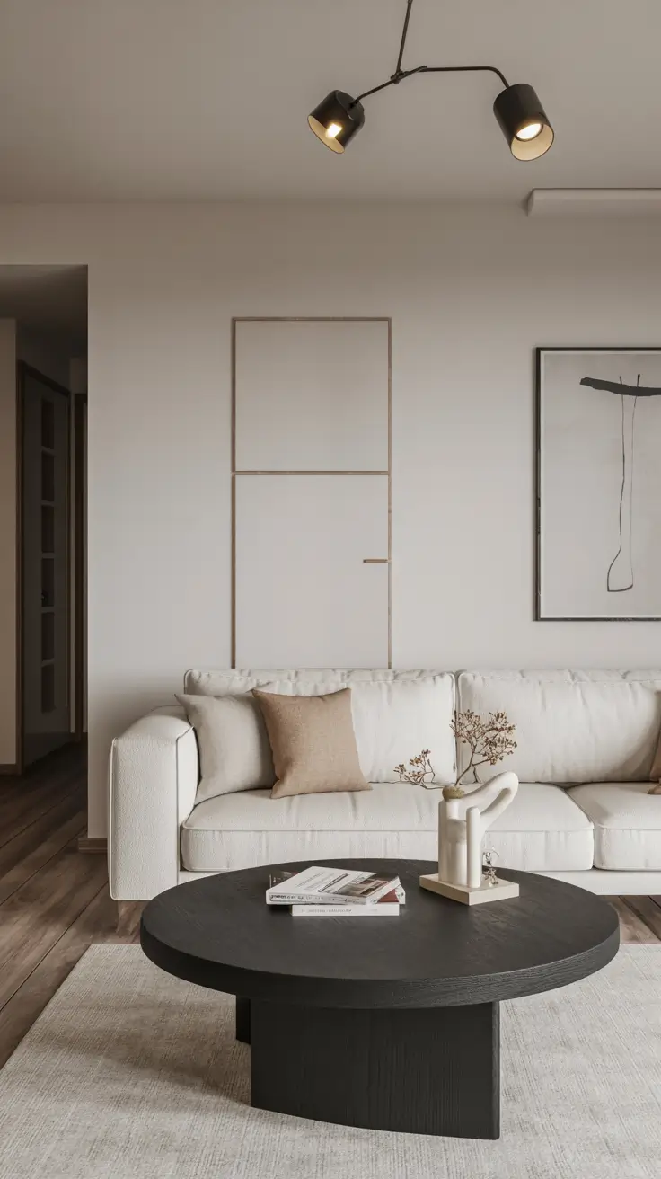 Round Table Living Room Ideas 2026: Modern Coffee Table Decor & Styling