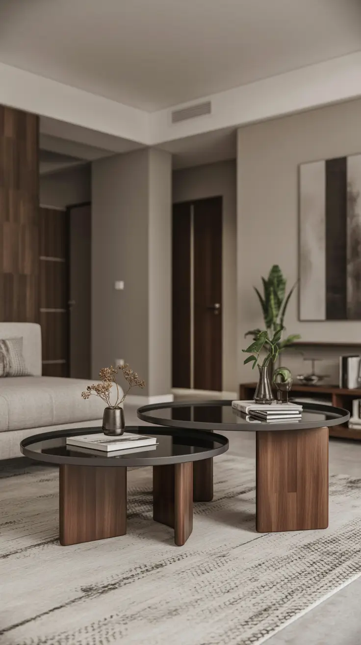 Round Table Living Room Ideas 2026: Modern Coffee Table Decor & Styling