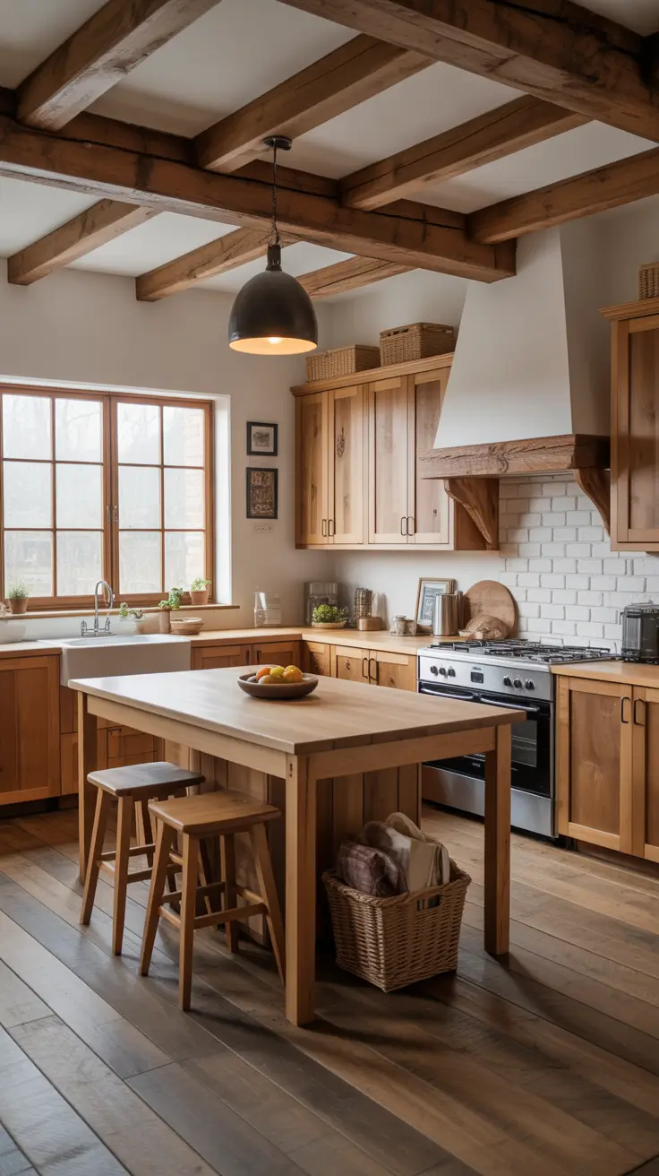 Rustic Kitchen Ideas 2026: Cozy Farmhouse & Country Style Designs