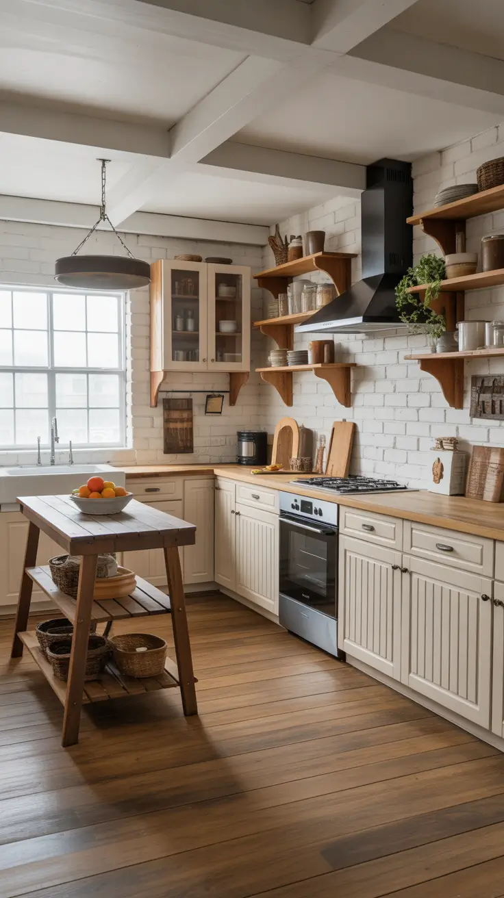 Rustic Kitchen Ideas 2026: Cozy Farmhouse & Country Style Designs