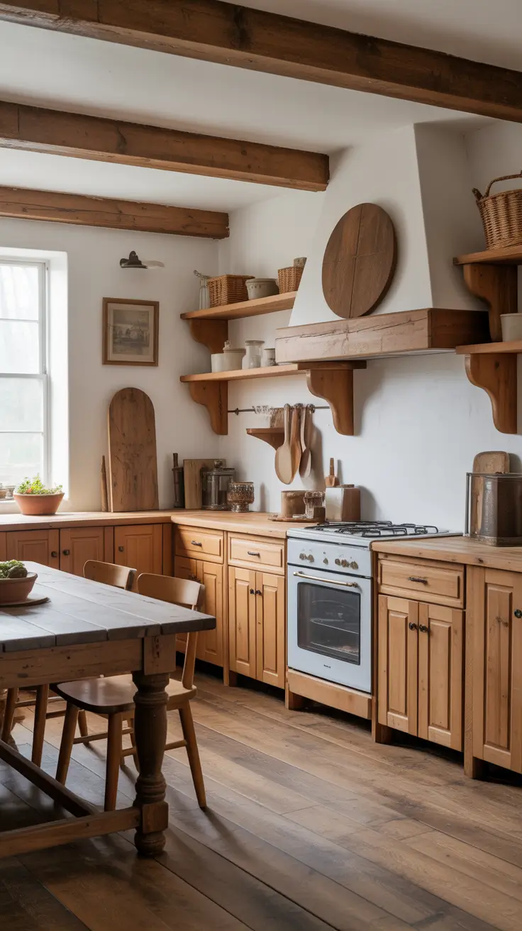 Rustic Kitchen Ideas 2026: Cozy Farmhouse & Country Style Designs