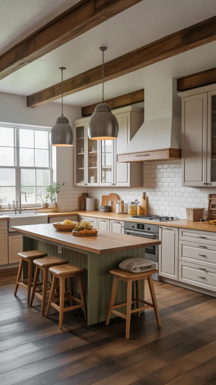 Rustic Kitchen Ideas 2026: Cozy Farmhouse & Country Style Designs