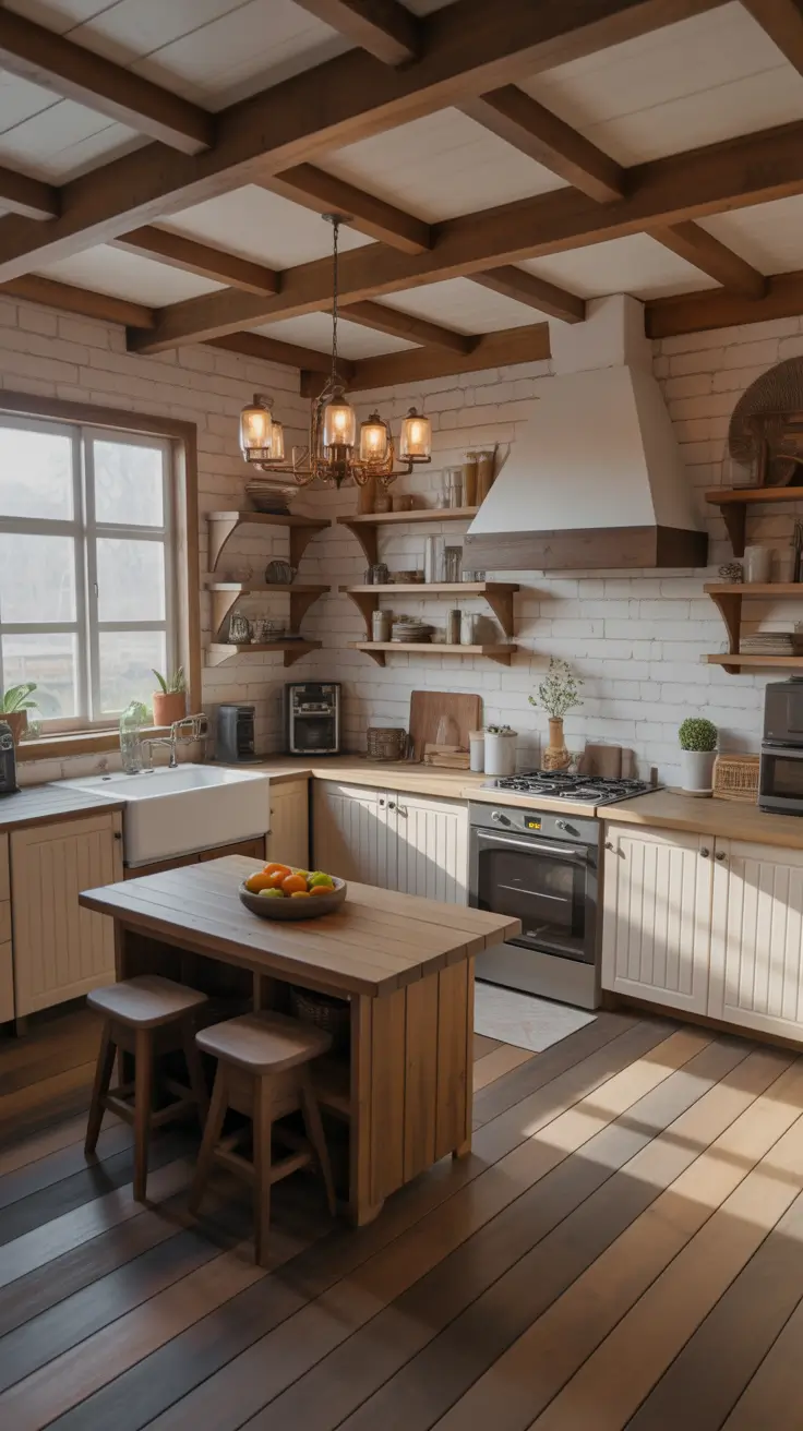 Rustic Kitchen Ideas 2026: Cozy Farmhouse & Country Style Designs