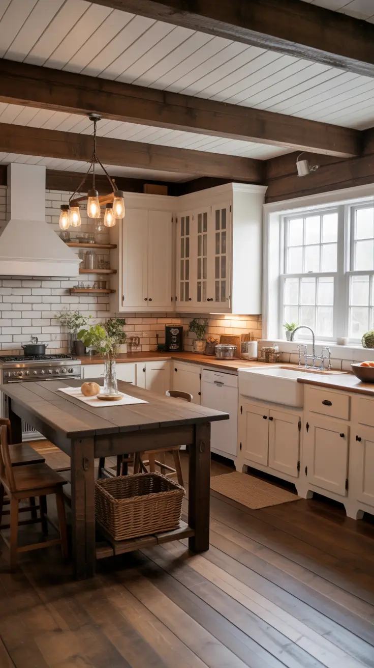 Rustic Kitchen Ideas 2026: Cozy Farmhouse & Country Style Designs
