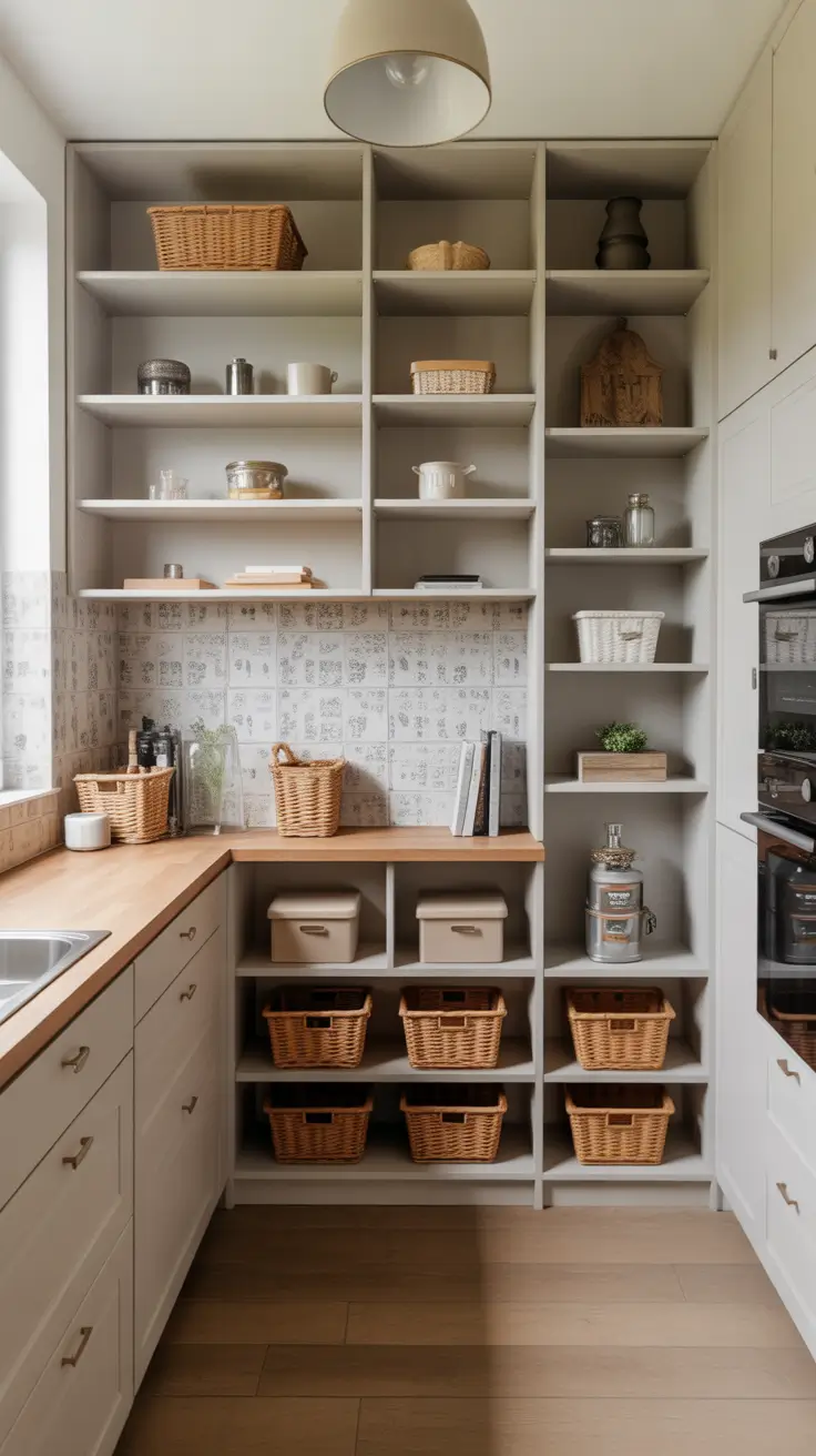 Small Pantry Design 2026: Modern Ideas, Layouts & Smart Storage Tips