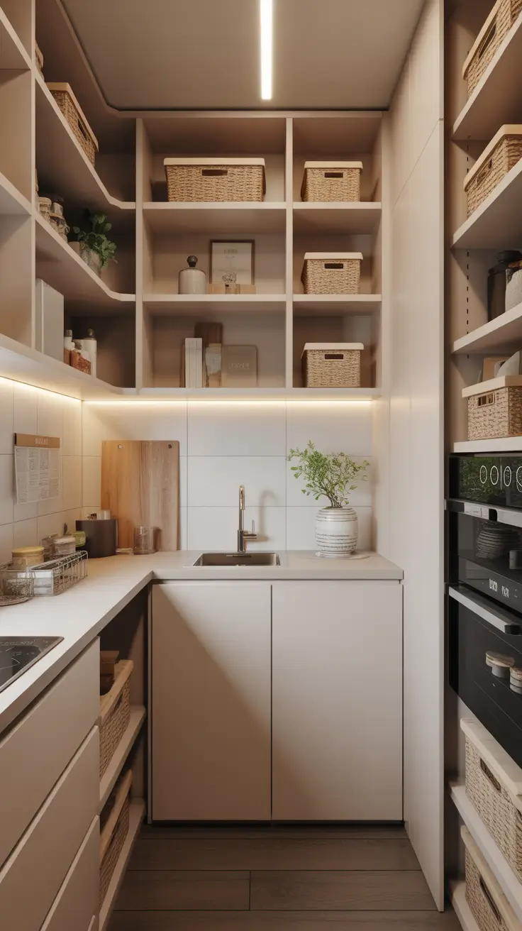 Small Pantry Design 2026: Modern Ideas, Layouts & Smart Storage Tips
