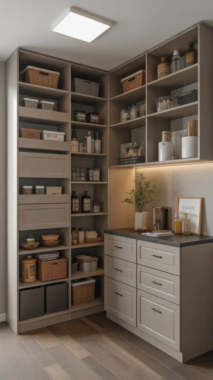 Small Pantry Design 2026: Modern Ideas, Layouts & Smart Storage Tips