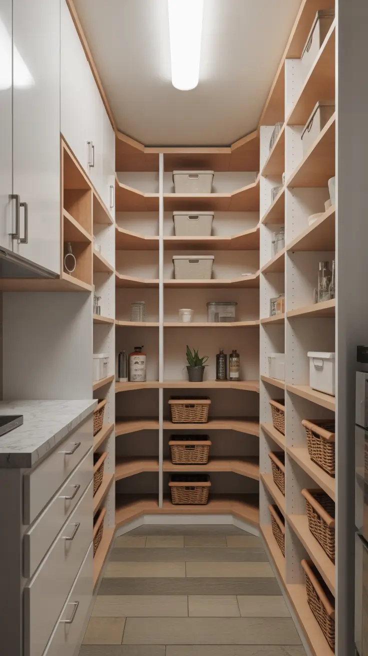 Small Pantry Design 2026: Modern Ideas, Layouts & Smart Storage Tips