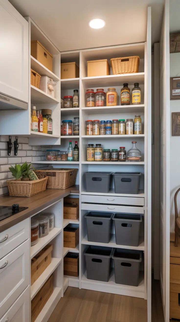 Small Pantry Design 2026: Modern Ideas, Layouts & Smart Storage Tips