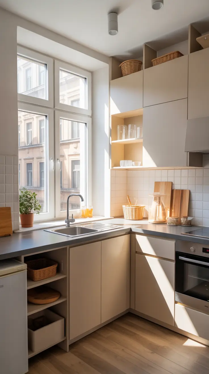 Tiny Kitchen Design 2026: Smart Layouts, Space-Saving Ideas & Modern Small-Apartment Solutions
