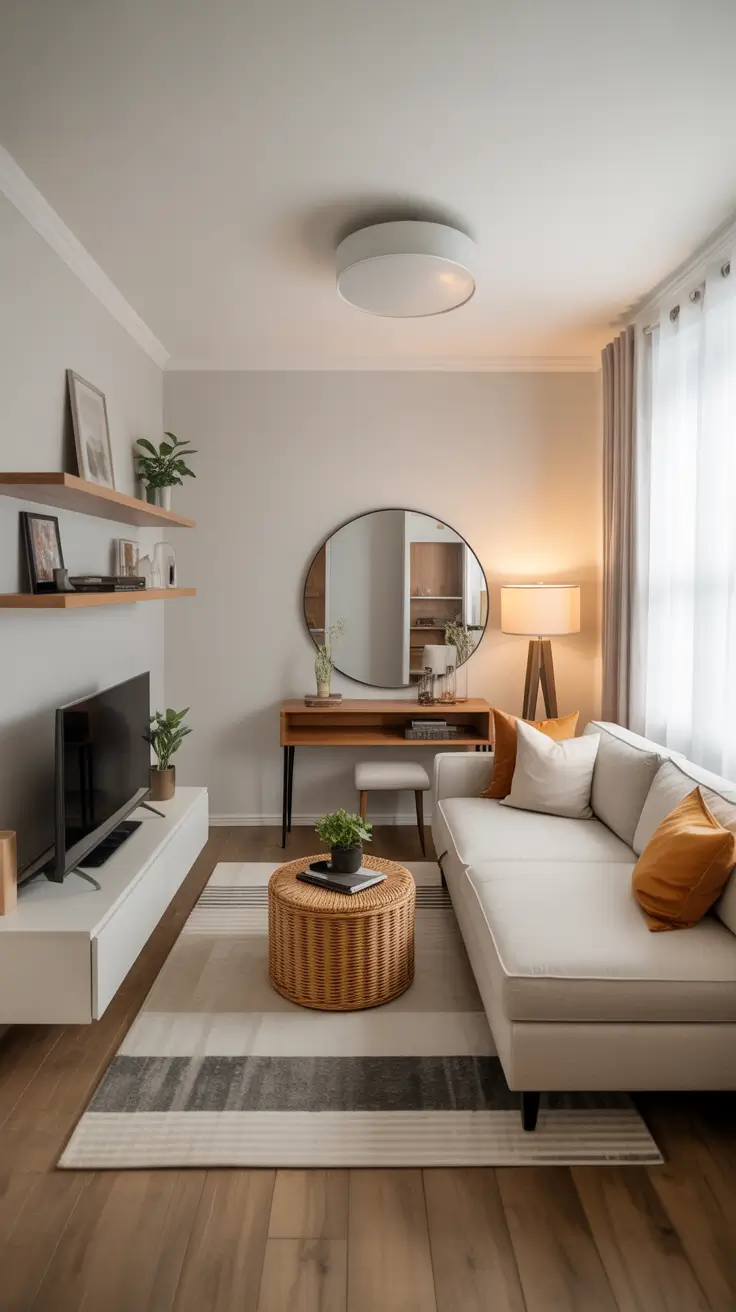 Tiny Living Room Design 2026 Ideas for Modern Small Spaces