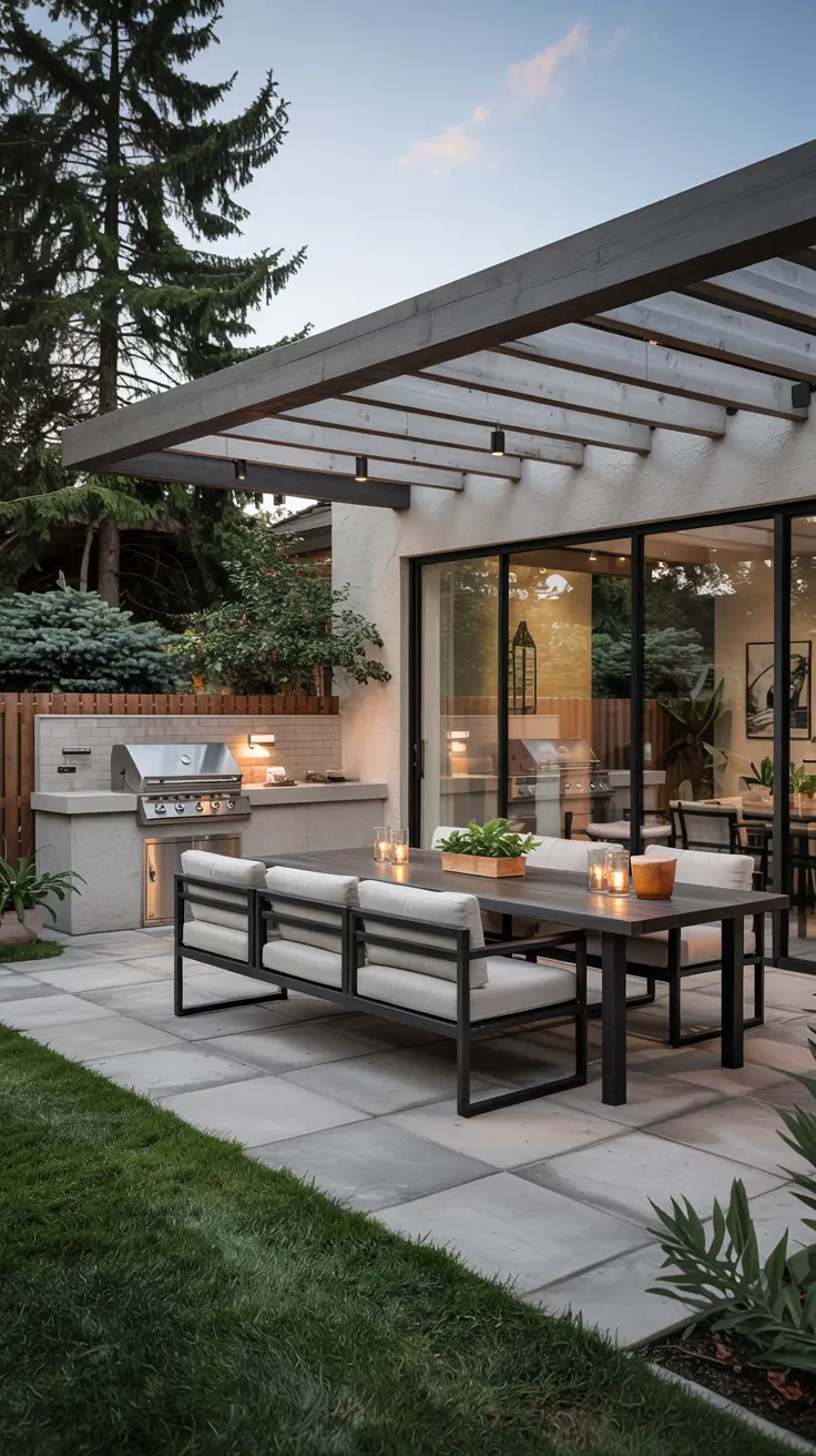 BBQ Patio Ideas 2026: Modern Backyard Grill Stations & Built-In Outdoor Kitchens