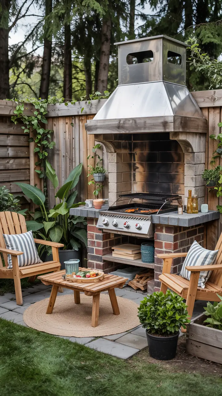 BBQ Patio Ideas 2026: Modern Backyard Grill Stations & Built-In Outdoor Kitchens