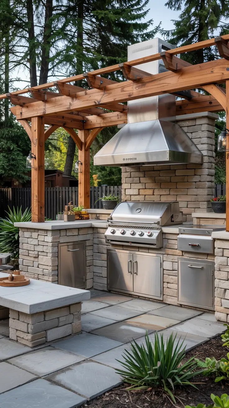 BBQ Patio Ideas 2026: Modern Backyard Grill Stations & Built-In Outdoor Kitchens