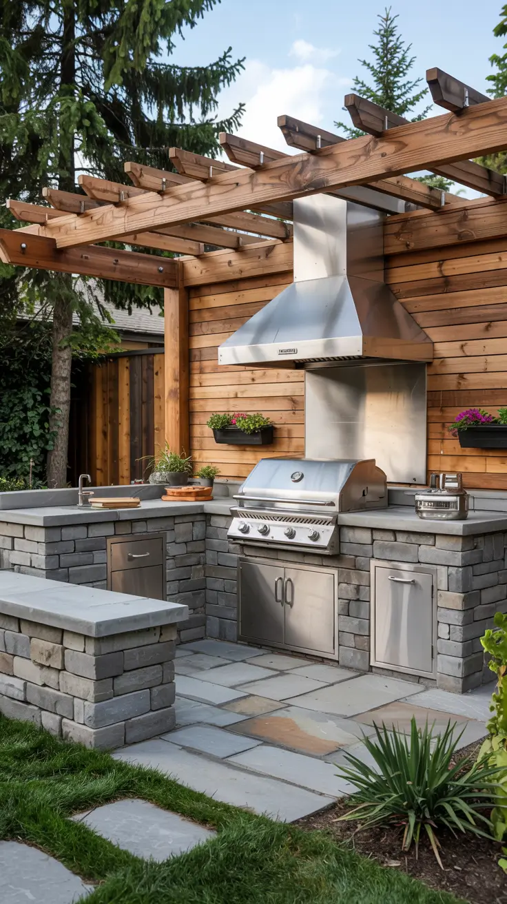 BBQ Patio Ideas 2026: Modern Backyard Grill Stations & Built-In Outdoor Kitchens