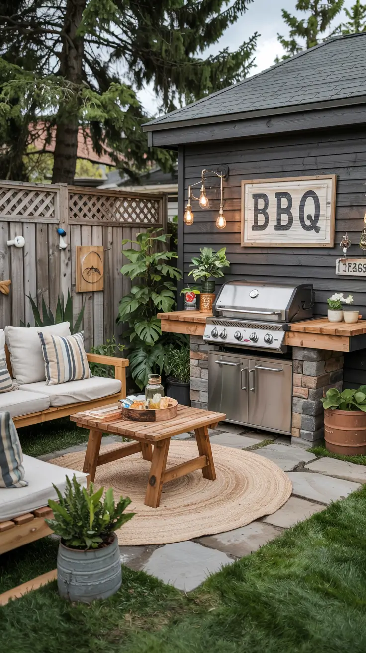 BBQ Patio Ideas 2026: Modern Backyard Grill Stations & Built-In Outdoor Kitchens