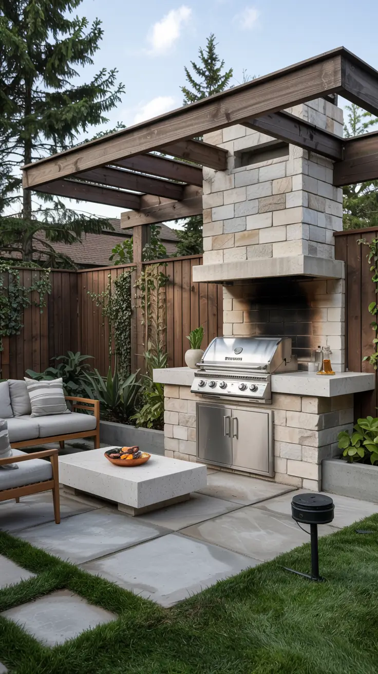 BBQ Patio Ideas 2026: Modern Backyard Grill Stations & Built-In Outdoor Kitchens