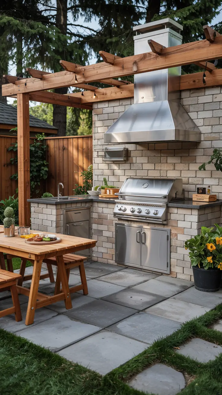 BBQ Patio Ideas 2026: Modern Backyard Grill Stations & Built-In Outdoor Kitchens
