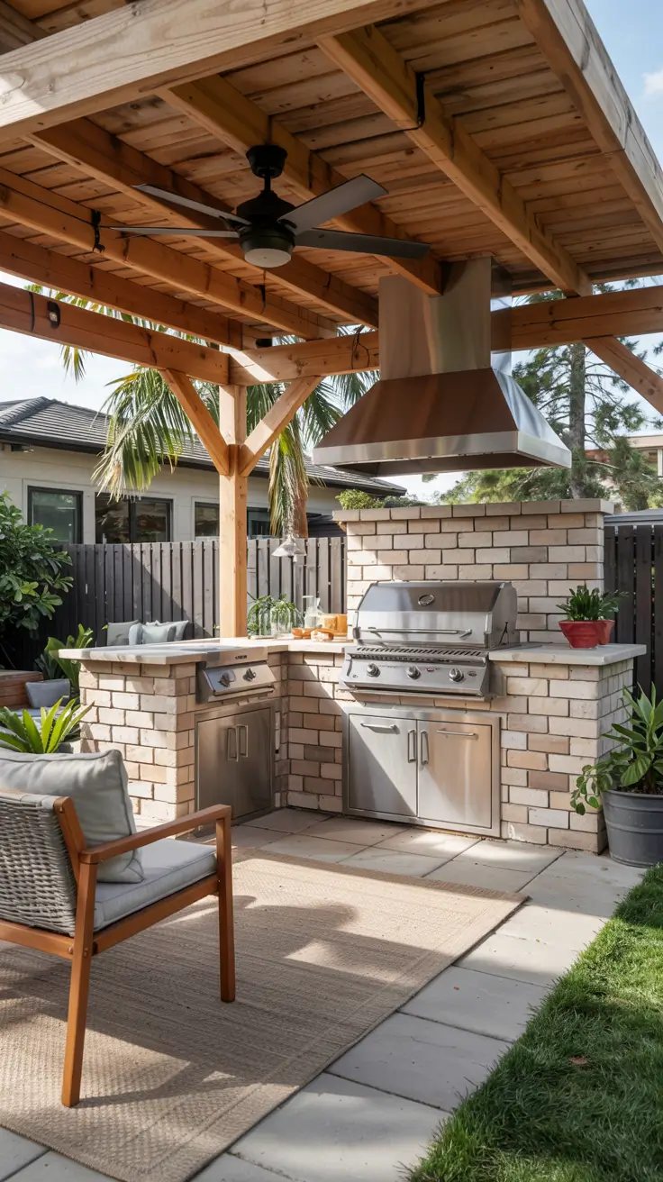 BBQ Patio Ideas 2026: Modern Backyard Grill Stations & Built-In Outdoor Kitchens