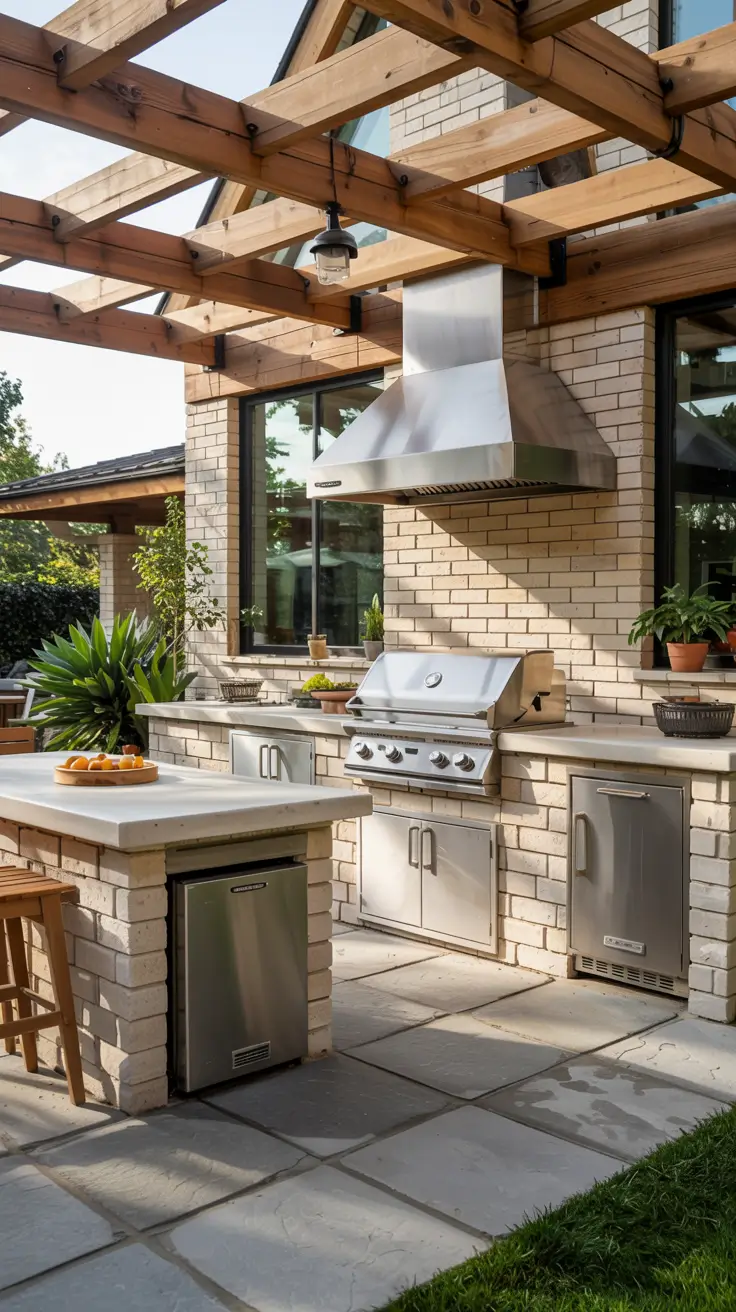 BBQ Patio Ideas 2026: Modern Backyard Grill Stations & Built-In Outdoor Kitchens