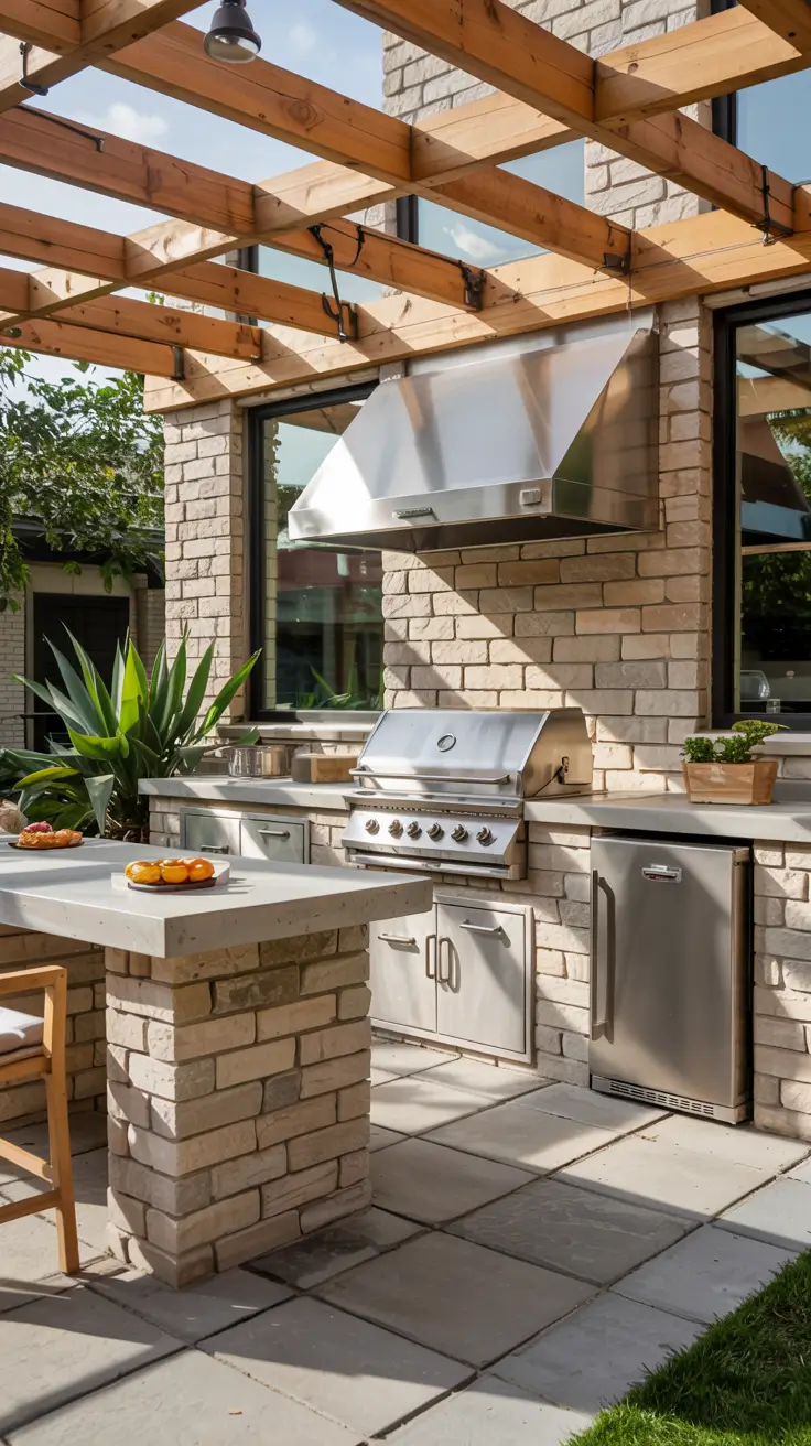 BBQ Patio Ideas 2026: Modern Backyard Grill Stations & Built-In Outdoor Kitchens