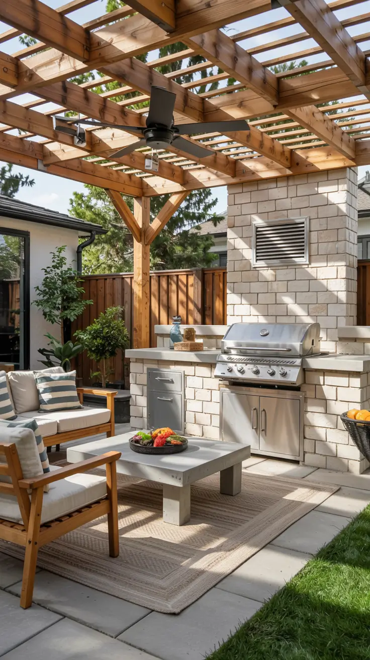 BBQ Patio Ideas 2026: Modern Backyard Grill Stations & Built-In Outdoor Kitchens