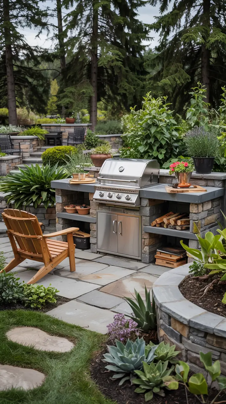 BBQ Patio Ideas 2026: Modern Backyard Grill Stations & Built-In Outdoor Kitchens