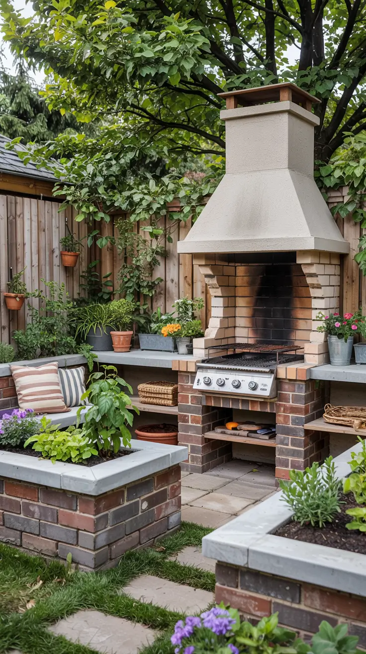 BBQ Patio Ideas 2026: Modern Backyard Grill Stations & Built-In Outdoor Kitchens
