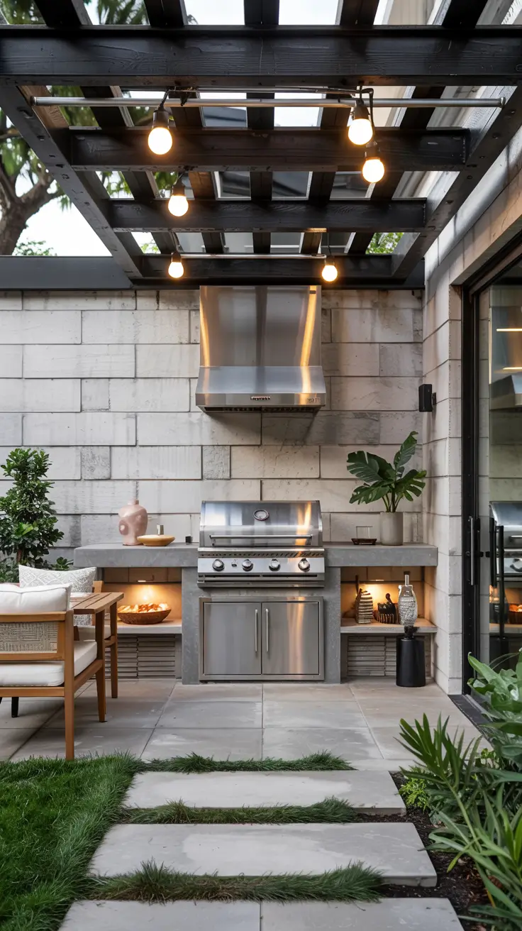 BBQ Patio Ideas 2026: Modern Backyard Grill Stations & Built-In Outdoor Kitchens