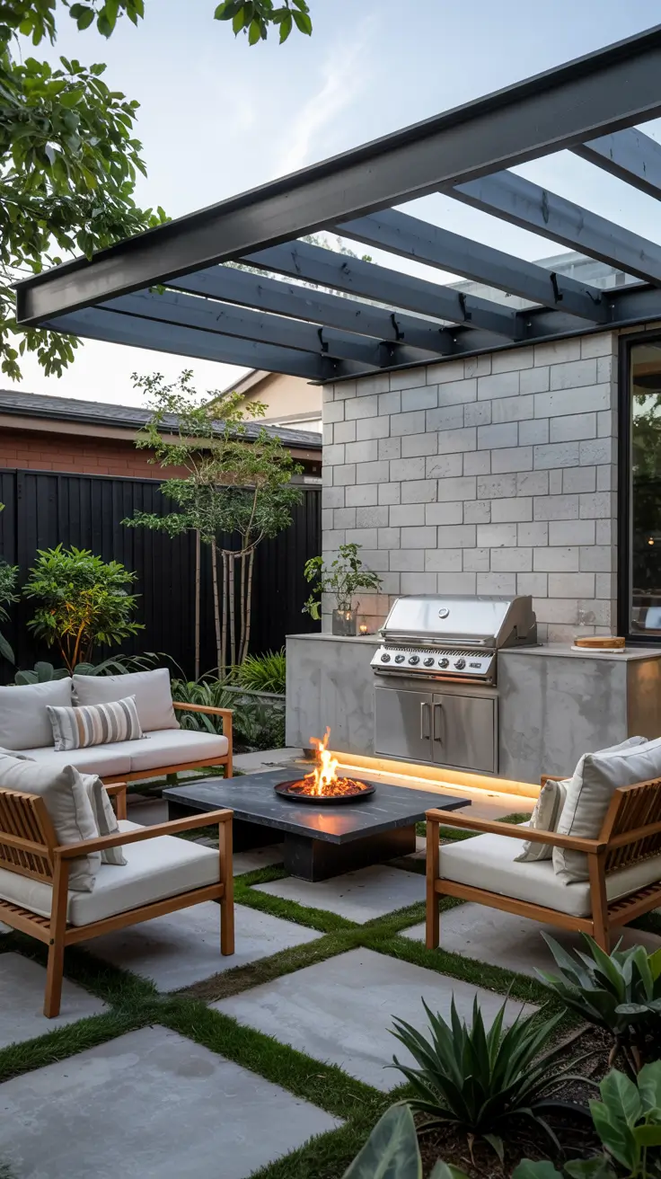 BBQ Patio Ideas 2026: Modern Backyard Grill Stations & Built-In Outdoor Kitchens