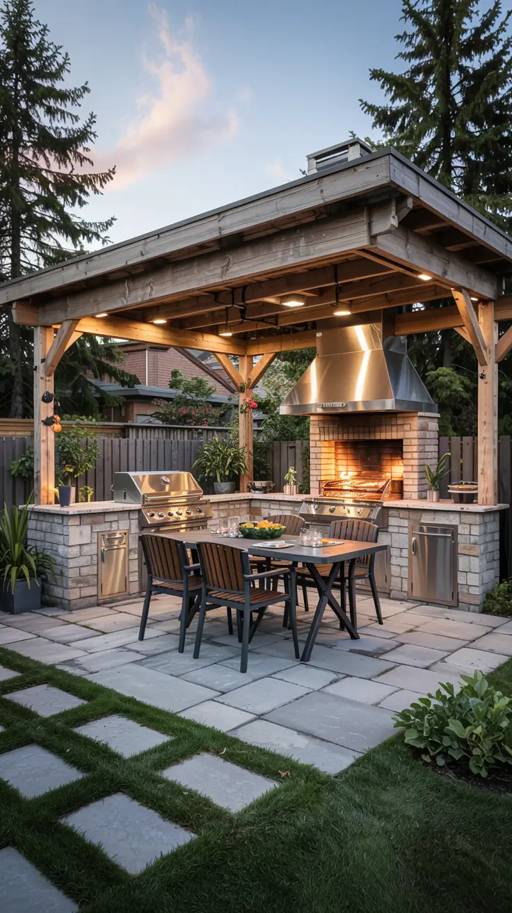 BBQ Patio Ideas 2026: Modern Backyard Grill Stations & Built-In Outdoor Kitchens