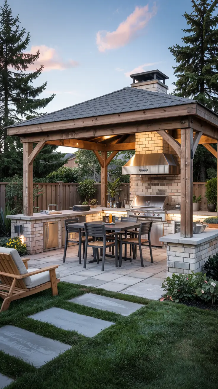 BBQ Patio Ideas 2026: Modern Backyard Grill Stations & Built-In Outdoor Kitchens