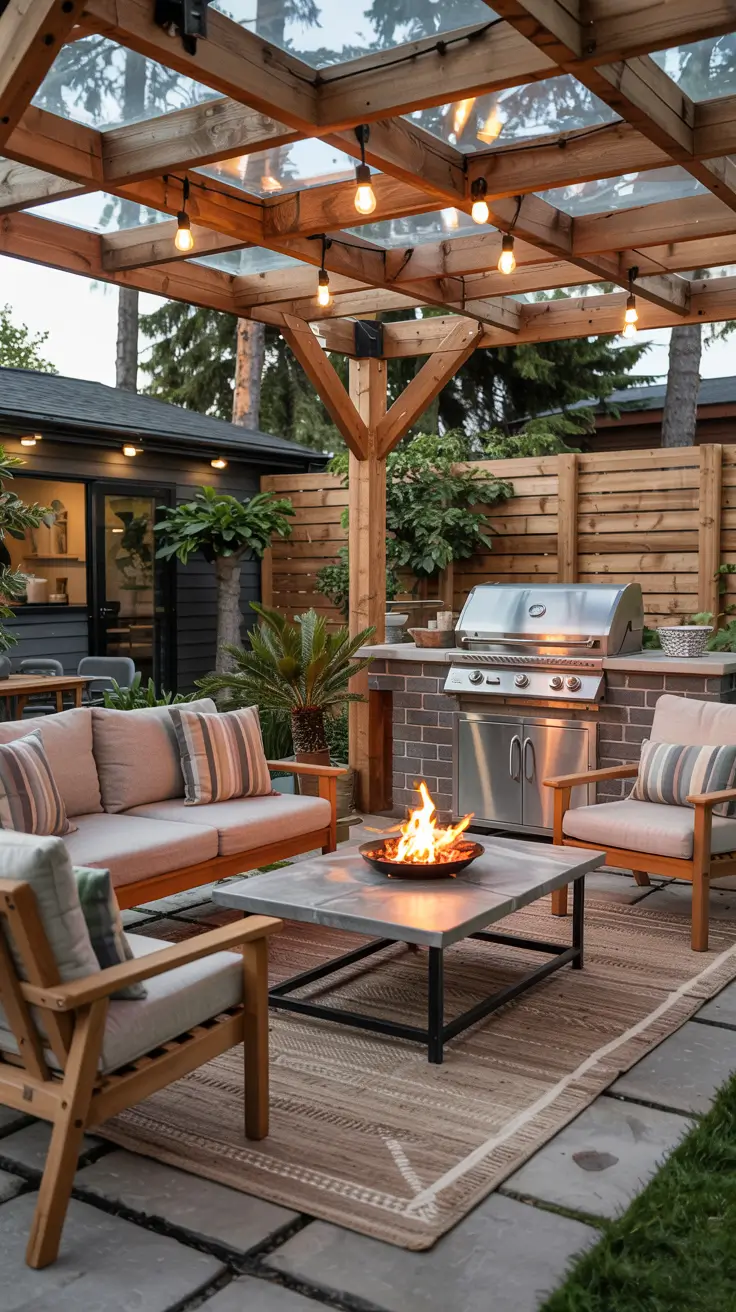 BBQ Patio Ideas 2026: Modern Backyard Grill Stations & Built-In Outdoor Kitchens