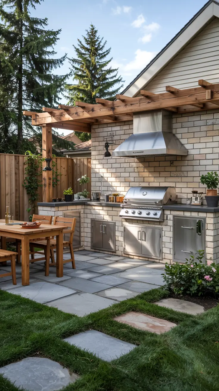 BBQ Patio Ideas 2026: Modern Backyard Grill Stations & Built-In Outdoor Kitchens