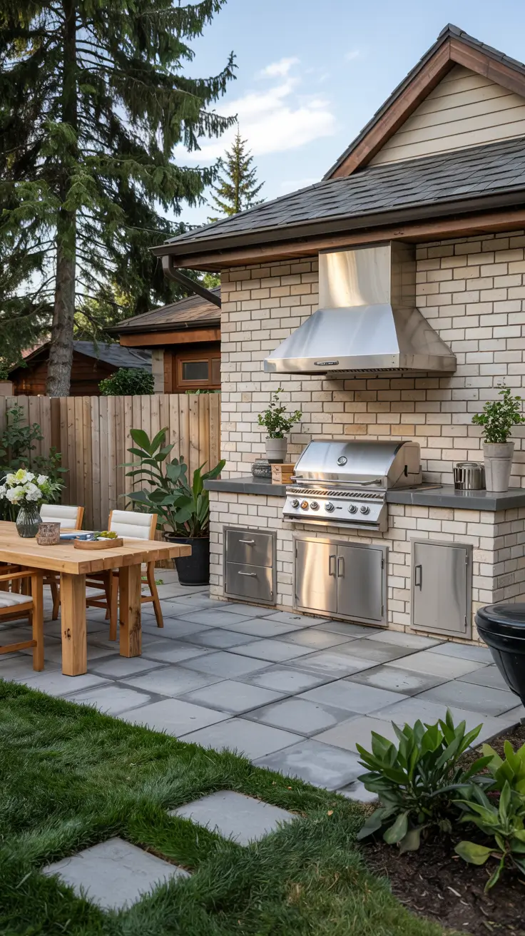 BBQ Patio Ideas 2026: Modern Backyard Grill Stations & Built-In Outdoor Kitchens