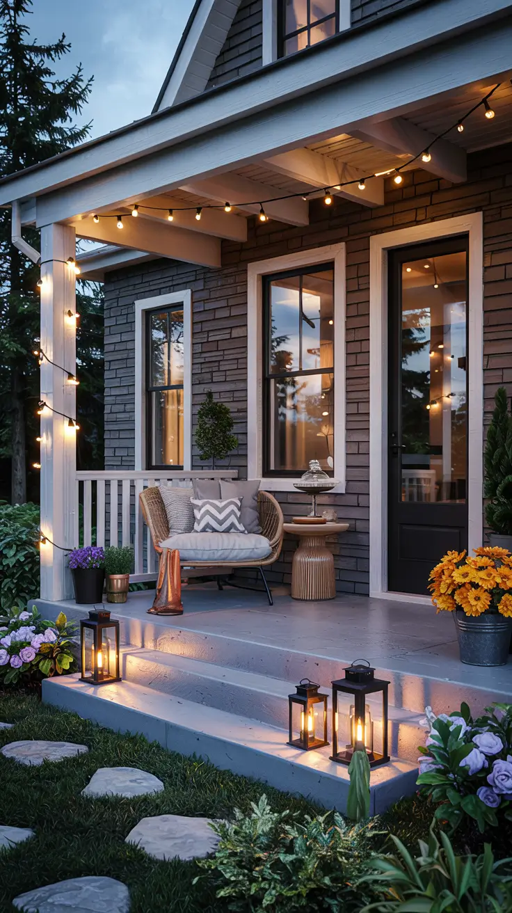 Creative Porch Ideas 2026: Front Porch Decor, Lighting & Unique Designs
