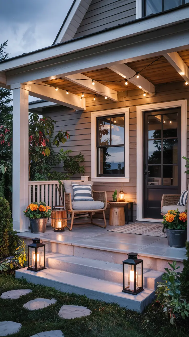 Creative Porch Ideas 2026: Front Porch Decor, Lighting & Unique Designs