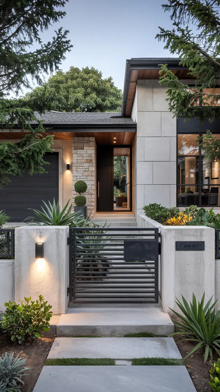 Front Yard Gate Ideas 2026: Entrance, Fence & Driveway Designs