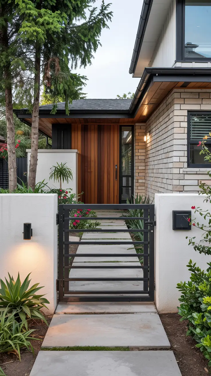 Front Yard Gate Ideas 2026: Entrance, Fence & Driveway Designs