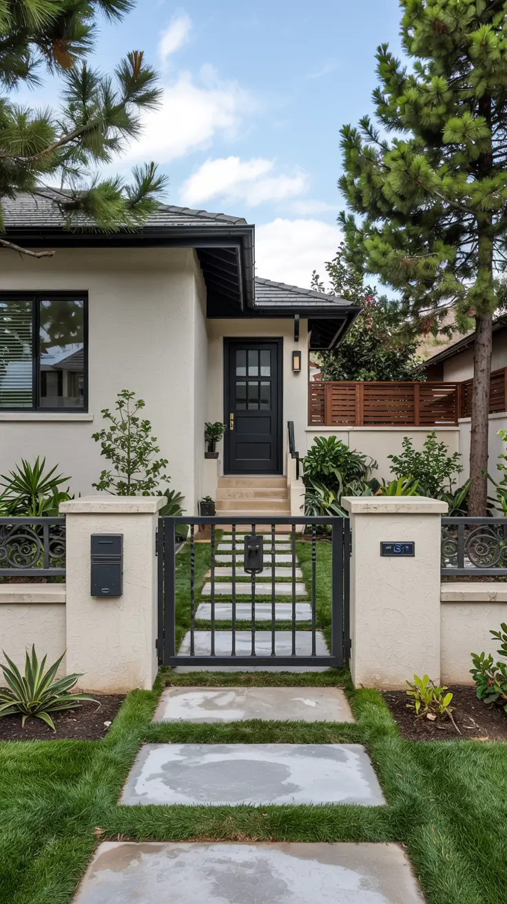 Front Yard Gate Ideas 2026: Entrance, Fence & Driveway Designs