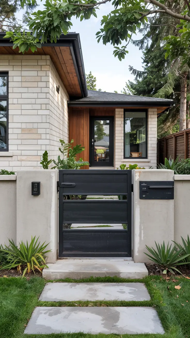 Front Yard Gate Ideas 2026: Entrance, Fence & Driveway Designs