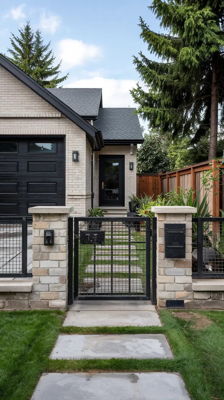 Front Yard Gate Ideas 2026: Entrance, Fence & Driveway Designs
