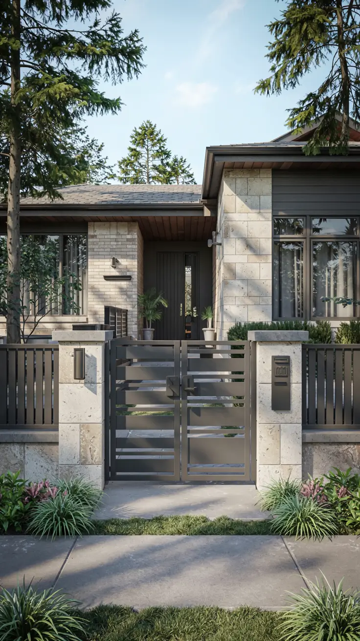Front Yard Gate Ideas 2026: Entrance, Fence & Driveway Designs