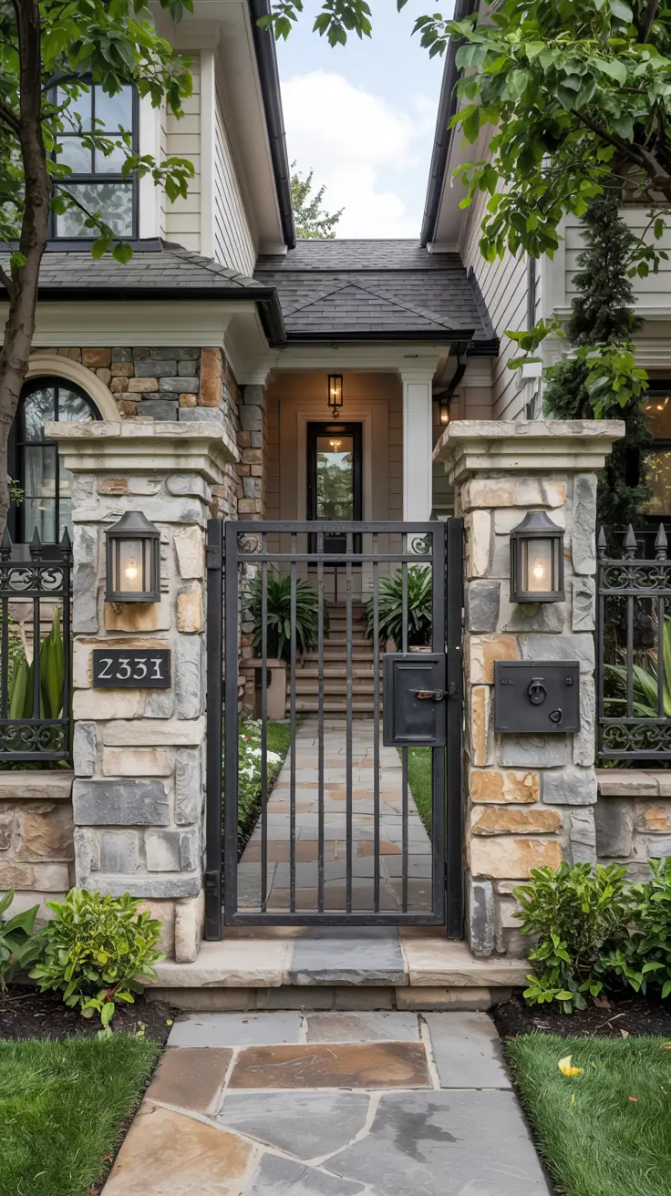 Front Yard Gate Ideas 2026: Entrance, Fence & Driveway Designs