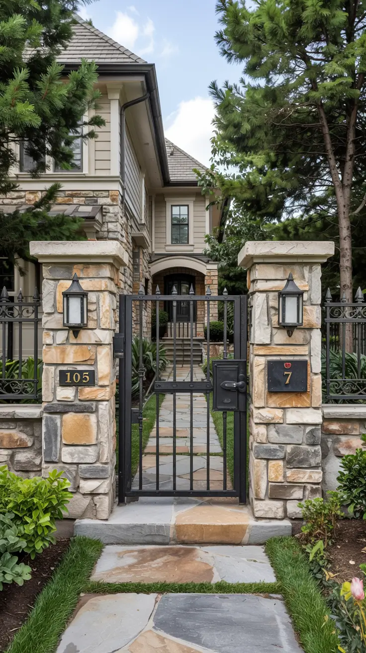 Front Yard Gate Ideas 2026: Entrance, Fence & Driveway Designs
