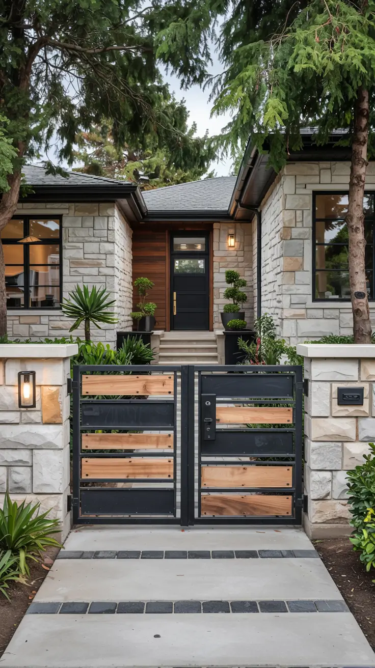 Front Yard Gate Ideas 2026: Entrance, Fence & Driveway Designs