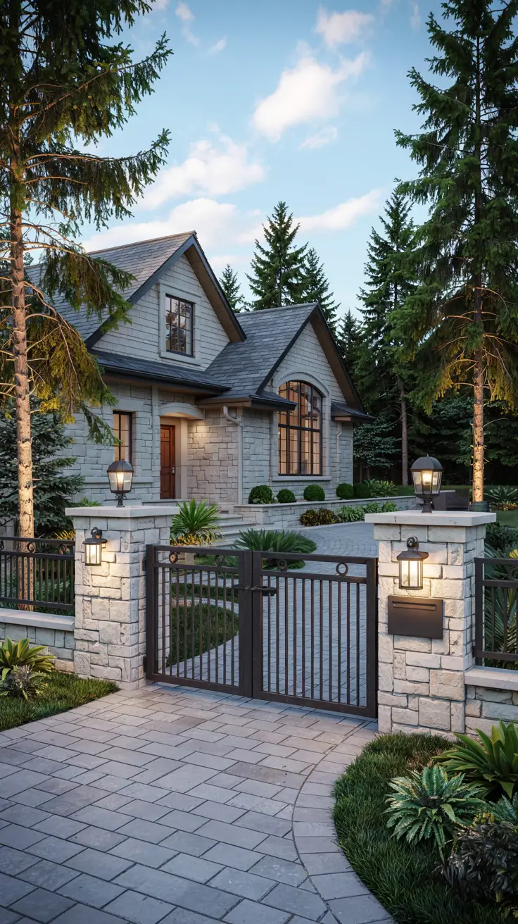 Front Yard Gate Ideas 2026: Entrance, Fence & Driveway Designs