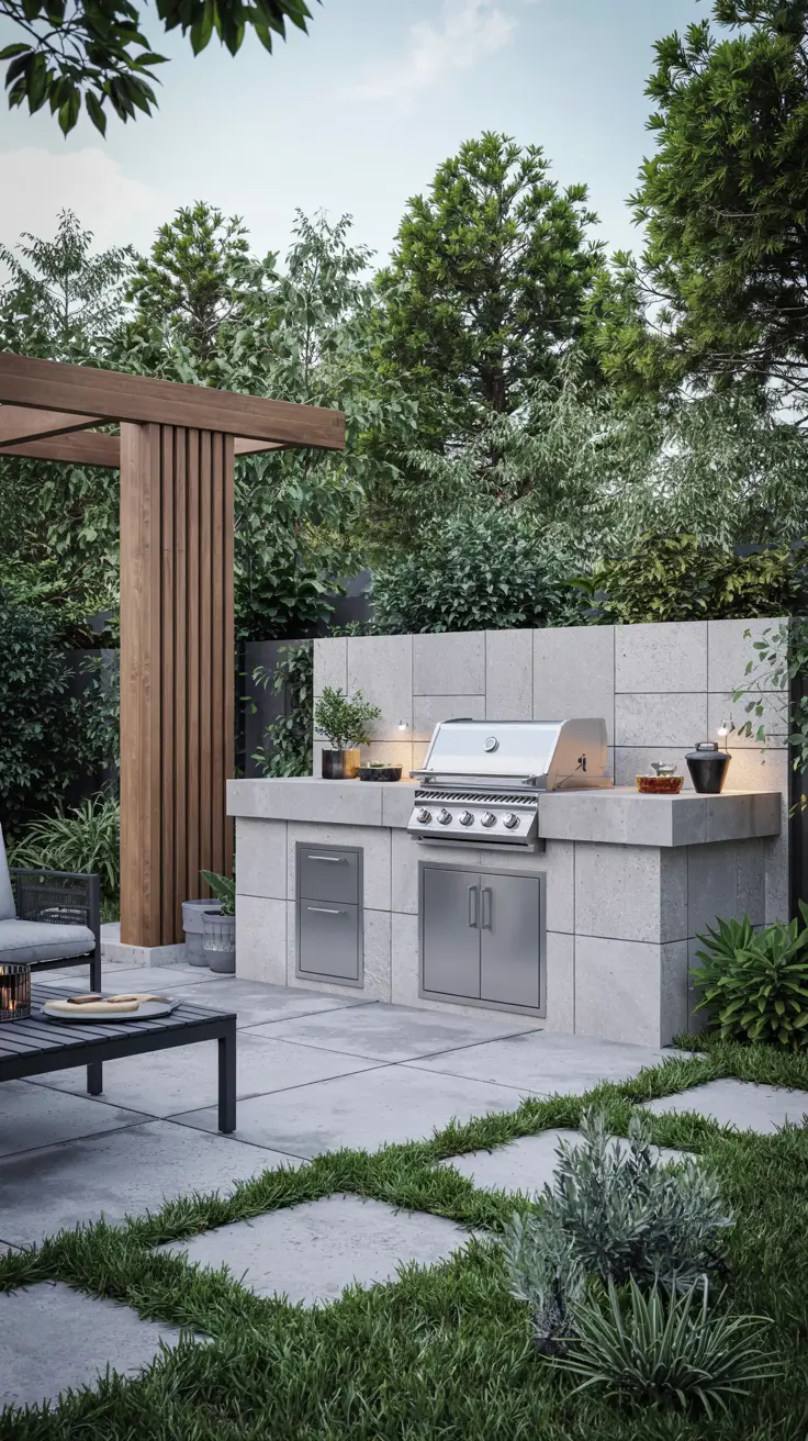 Garden Barbecue Area 2026: Modern Outdoor Fireplace, Pergola & BBQ Island Ideas