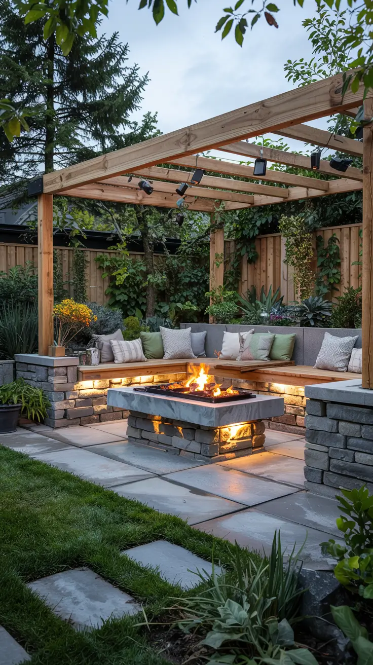 Garden Barbecue Area 2026: Modern Outdoor Fireplace, Pergola & BBQ Island Ideas